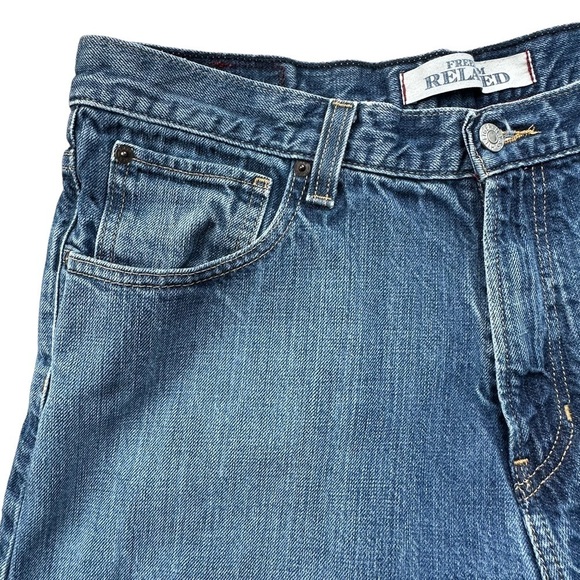 Tommy Hilfiger Men's Freedom Relaxed Jeans Blue Denim Sz 36 x 34 - Picture 5 of 14